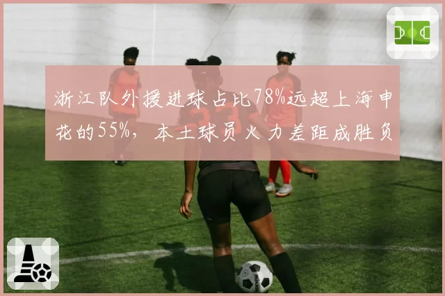 浙江队外援进球占比78%远超上海申花的55%，本土球员火力差距成胜负手