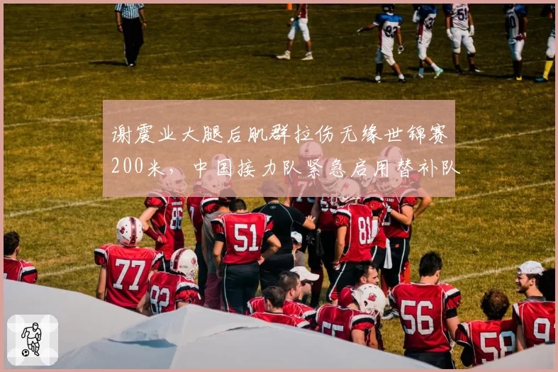 谢震业大腿后肌群拉伤无缘世锦赛200米，中国接力队紧急启用替补队员